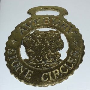 Avebury Stone Circles Metal Horse Medallion